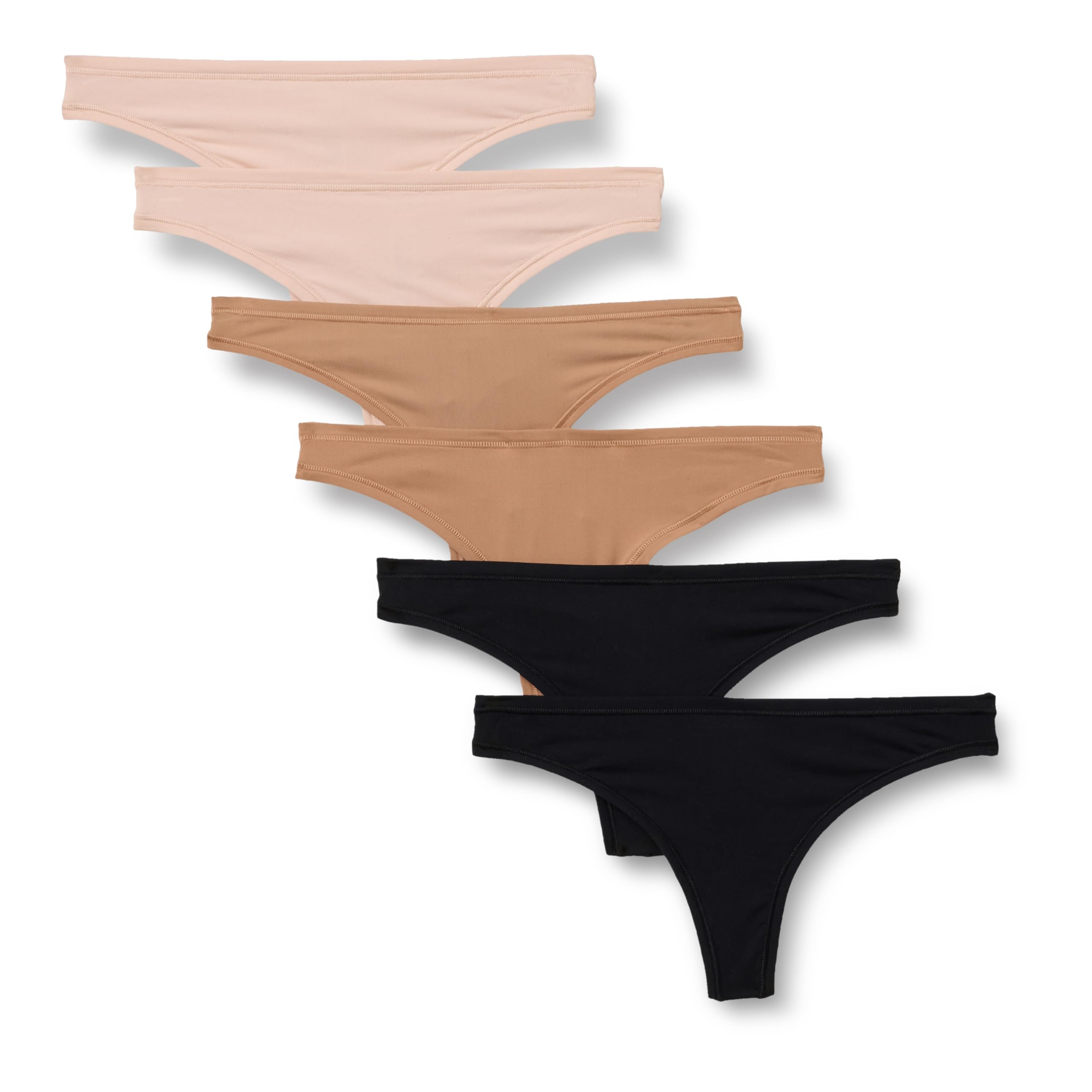 Amazon Essentials Womens Peached Microfiber Thong